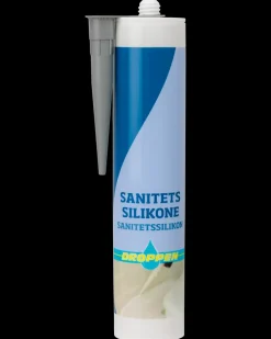 Droppen Sanitetssilikone 300 ml - grå| Fugemasse Og Silikone