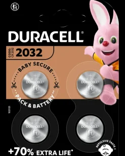 DURACELL Batteri CR2032 4-pak| Batterier
