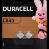 DURACELL LR43 2-pak| Batterier