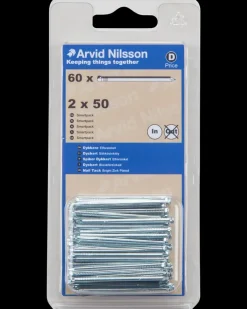 Arvid Nilsson Dykker firkantet 2 x 50 mm 60-pak| Søm Og Kramper