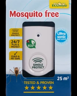 ECOstyle MyggeFri Ultralydsskræmmer 25 m²| Øvrige Fælder Og Bekæmpelsesmidler|Insektspray