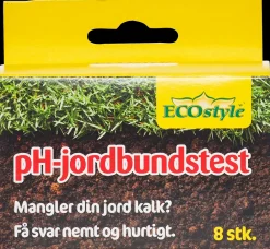 ECOstyle pH-jordbundstest 8-pak| Gødning Og Jord