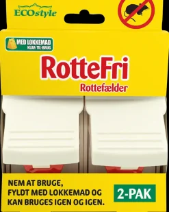 ECOstyle RotteFri Rottefælde 2-pak| Mus- Og Rottefælder