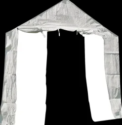 Endevæg til Partytelt Lux 4 x 8 m - hvid| Pavilloner, Partytelte Og Tilbehør