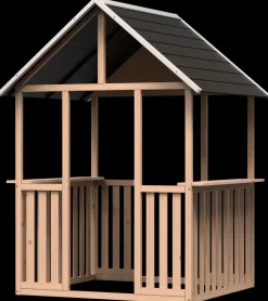 EXIT TOYS EXIT Panorama 100 Træhus| Gynger, Legehuse Og Sandkasser