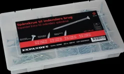 EXPANDET Skruesortiment indendørs 270 dele| Skruer