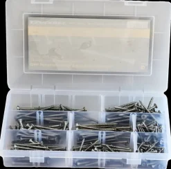 EXPANDET Skruesortiment udendørs 270 dele| Skruer
