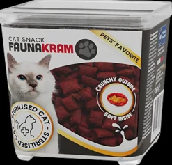 Faunakram Kattesnacks - Steriliseret 75 g| Hundefoder, Kattemad Og Godbidder
