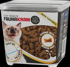 Faunakram Kattesnacks Dentals 75 g| Hundefoder, Kattemad Og Godbidder