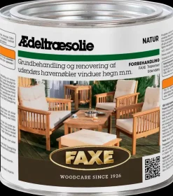 Faxe Ædeltræsolie 0,75 liter - Natur| Træbeskyttelse Og -Olie