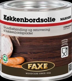Faxe Køkkenbordsolie - Mahogny| Træbeskyttelse Og -Olie
