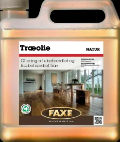 Faxe Træolie - Natur 2,5 liter| Træbeskyttelse Og -Olie