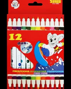 Sense Fibertusser Tyk/tynd - 12 stk| Kontorartikler