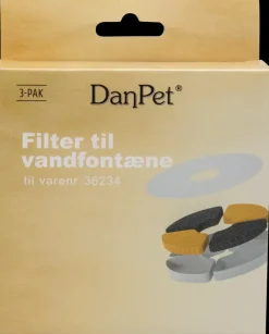 DanPet Filter til vandfontæne 3-pak| Hundeskåle Og Katteskåle