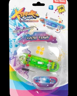 Fingerskateboard med lys| Øvrigt Legetøj