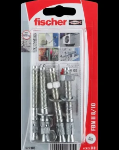 Fischer Betonanker 8/10 4-pak| Øvrige Monteringsbeslag