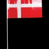 Flag i plast H. 49,6 cm 10-pak| Festartikler