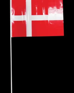 Flag i plast H. 49,6 cm 10-pak| Festartikler
