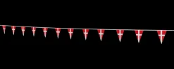 Flagguirlande 4 meter - Trekantflag| Festartikler