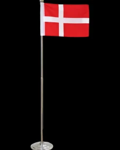 Flagstang justérbar 108-192 cm - Forkromet stål| Festartikler