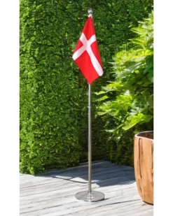 Flagstang justérbar 108-192 cm - Forkromet stål| Festartikler