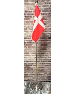 Flagstang justérbar 108-192 cm - Forkromet stål| Festartikler