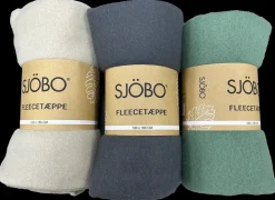 SJÖBO Fleecetæppe 130 x 160 cm - Assorterede farver| Øvrige Artikler