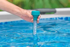 Flydetermometer til pool - Aquablå| Pool- Og Spatilbehør