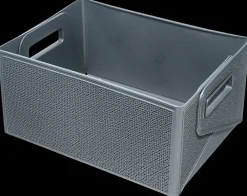 Foldekasse 33 x 23,5 x 15,5 cm grå| Opbevaringsbokse Og -Kasser