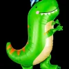 Folieballon 70 cm - Dino med hat| Festartikler