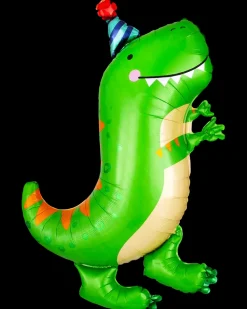 Folieballon 70 cm - Dino med hat| Festartikler