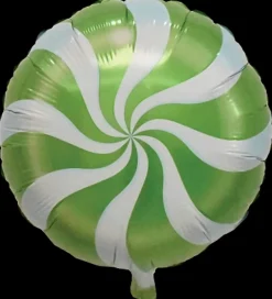 Folieballon 33 cm - Grøn bolsje| Festartikler
