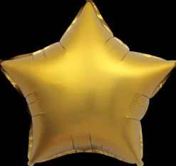 Folieballon 40 cm - Guld stjerne| Festartikler|Nytårspynt