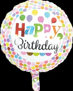 Folieballon 33 cm - Happy birthday| Festartikler
