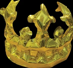 Folieballon 70 cm Guld - Krone| Festartikler|Nytårspynt