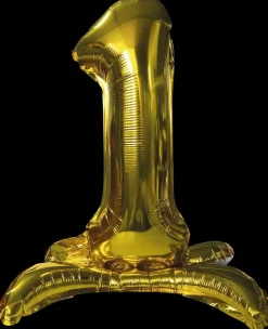 Folieballon Guld 70 cm - Nr 1| Festartikler|Nytårspynt