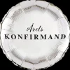 Folieballon konfirmand - rund hvid| Festartikler