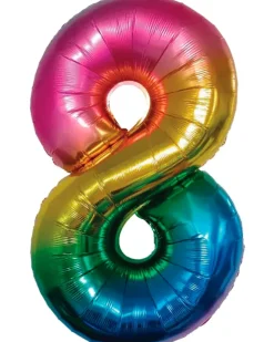 Folieballon Regnbue 86 cm - Nr 8| Festartikler