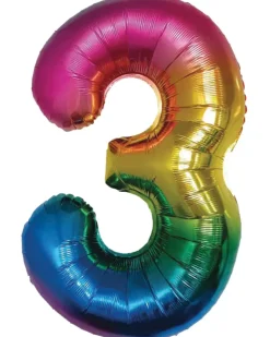 Folieballon Regnbue 86 cm - Nr 3| Festartikler