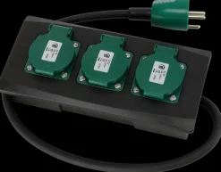 Forgreningsled 3 udtag IP44| Stikdåser