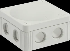 Forskruningsdåse 85 x 85 mm stænktæt - grå| Monterings- Og Indmuringsdåser