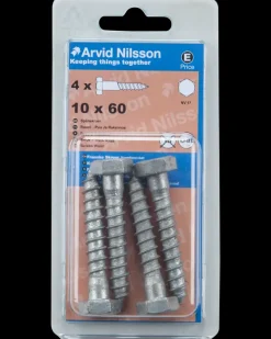 Arvid Nilsson Fransk skrue 10 x 60 mm 4-pak| Skruer
