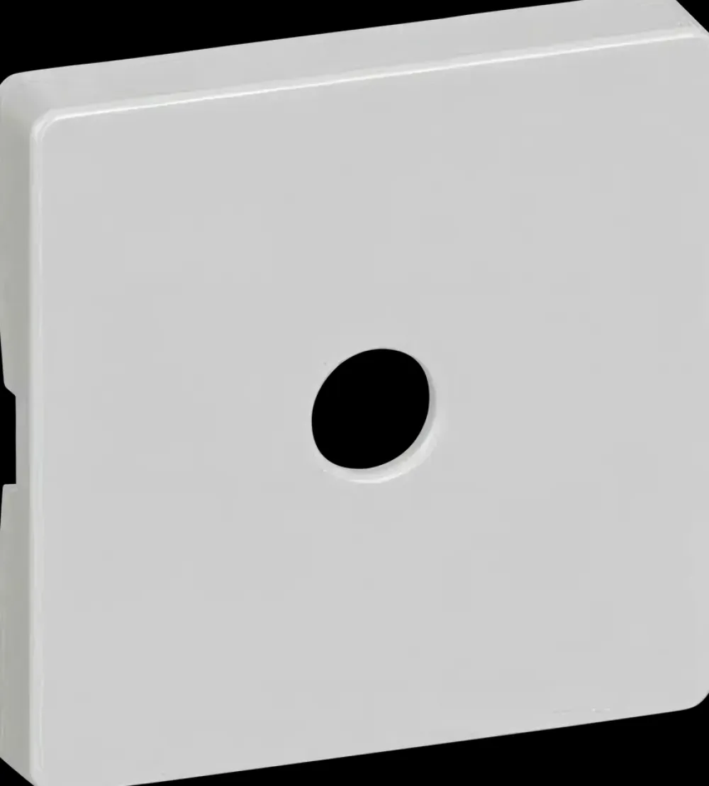 Lauritz Knudsen FUGA Dæksel lampeudtag 45 x 45 mm 5-pol - lysegrå| Lampestik Og -Udtag|Dæksler Og Afdækning