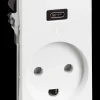 LK Fuga stikkontakt 1½ modul USB-C| Afbrydere Og Stikkontakter