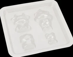 Gipsform med dyr| Modellervoks