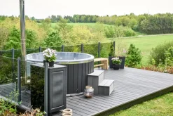 Glashegn 100 x 97,6 cm - røgfarvet glas| Øvrige Havemøbler|Solsejl