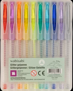 Organize Glitterpen 10-pak| Kontorartikler