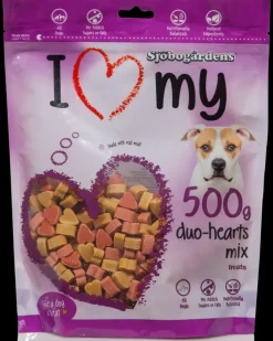 Sjöbogårdens Godbidder Duo Hearts Mix 500 g| Hundefoder, Kattemad Og Godbidder