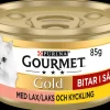 Gourmet Gold bidder - Laks og kylling 85 g| Hundefoder, Kattemad Og Godbidder