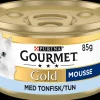Gourmet Gold Tunmousse - 85 g| Hundefoder, Kattemad Og Godbidder